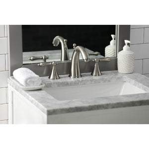 Kingston Brass KS2978AL 8 in. Widespread Bathroom Faucet, Brushed Nickel