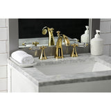 Aqua Eden KS2972WLL 8 in. Widespread Bathroom Faucet, Polished Brass
