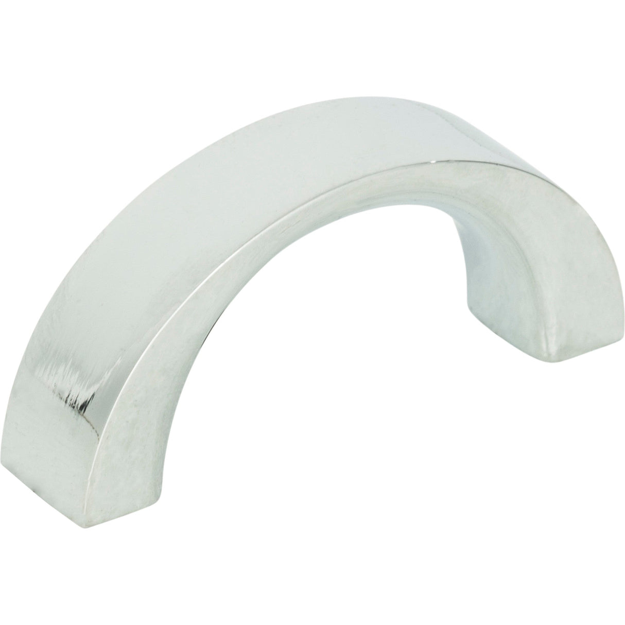 Atlas Homewares Tableau Curved Pull 1 7/16 Inch (c-c) Polished Chrome