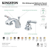 Kingston Brass KB952 Magellan Mini-Widespread Bathroom Faucet, Polished Brass