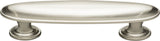 Atlas Homewares Austen Oval Pull 3 Inch (c-c) Brushed Nickel