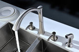 ANZZI KF-AZ032BN Soave Series 2-Handle Standard Kitchen Faucet in Brushed Nickel
