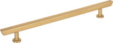 Atlas Homewares Conga Pull 7 9/16 Inch (c-c) Warm Brass