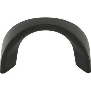 Atlas Homewares Sleek Knob 1 1/4 Inch (c-c) Matte Black