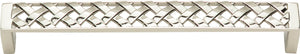Atlas Homewares Lattice Pull 6 5/16 Inch (c-c) Polished Nickel