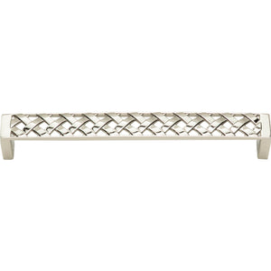 Atlas Homewares Lattice Pull 6 5/16 Inch (c-c) Polished Nickel