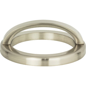 Atlas Homewares Tableau Round Base and Top 2 1/2 Inch (c-c) Brushed Nickel