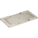 Atlas Homewares Campaign L-Bracket Backplate 3 11/16 Inch Brushed Nickel
