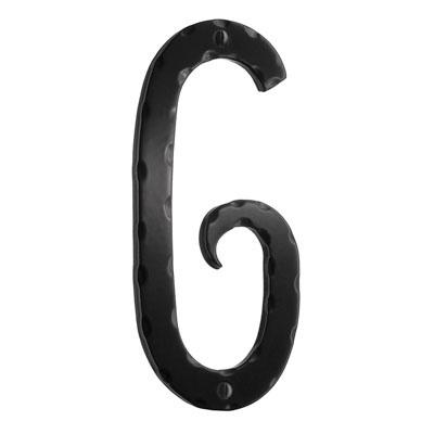 Smedbo Smedbo House Number 6 in Black Wrought Iron