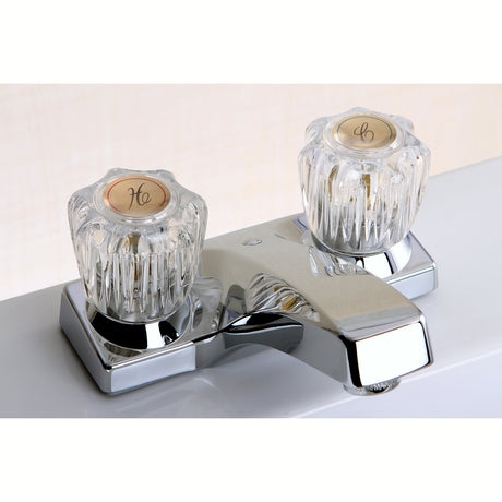 Kingston Brass KB101LP 4 in. Centerset Bathroom Faucet, Polished Chrome