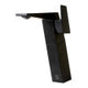 Black Matte Single Hole Tall Bathroom Faucet