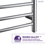 ANZZI TW-AZ075CH Bali Series 10-Bar Stainless Steel Wall Mounted Towel Warmer in Polished Chrome