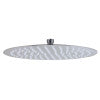 ALFI brand RAIN12R-BSS Solid Brushed Stainless Steel 12