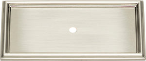 Atlas Homewares Campaign Rope Backplate 3 11/16 Inch Brushed Nickel