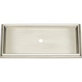 Atlas Homewares Campaign Rope Backplate 3 11/16 Inch Brushed Nickel