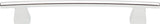 Atlas Homewares Fulcrum Pull 5 1/16 Inch (c-c) Polished Chrome