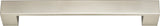 Atlas Homewares Wide Square Pull 7 9/16 Inch (c-c) Brushed Nickel