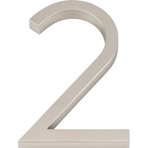 Atlas Homewares Modern Avalon #2 6 Inch Brushed Nickel