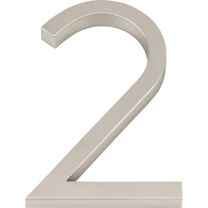 Atlas Homewares Modern Avalon #2 6 Inch Brushed Nickel