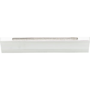 Atlas Homewares Crystal Inset Pull 6 5/16 Inch (c-c) Matte Chrome