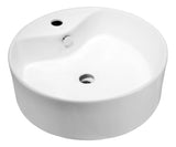 ANZZI LS-AZ129 Vitruvius Series Ceramic Vessel Sink in White
