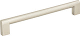 Atlas Homewares Round Rail Pull 7 9/16 Inch (c-c) Brushed Nickel