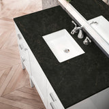 Addison 48" Single Vanity, Glossy White, w/ 3 CM Phantome Eclos Top
