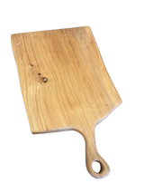 Gill CC Woodworks Live-Edge Oak Cutting Board with Handle