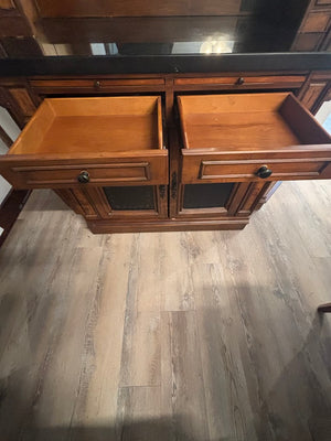 Parker House Leonardo 2 pc Bar Base & Hutch PH-LEO-465-2