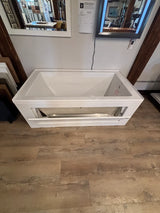 PREMIUM Americh Kent 6030 Alcove Right-Hand Soaker Bathtub w/ 3-Sided Flange + Apron Storage – White