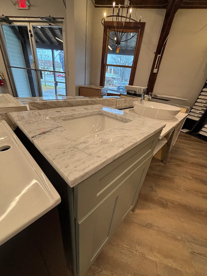 24” Cab-Tec Shaker Moss Green Vanity