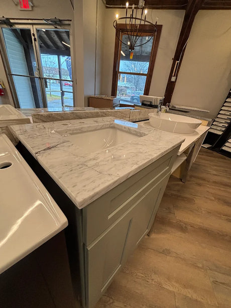 24” Cab-Tec Shaker Moss Green Vanity