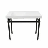 DXV Modulus 36" Designer Console Vanity with Kingston Brass Legs
