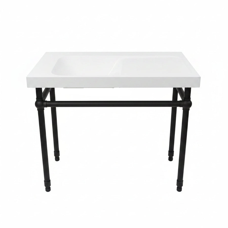 DXV Modulus 36" Designer Console Vanity with Kingston Brass Legs