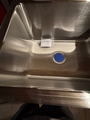 Just Manufacturing SLXD2225A3 Single Bowl Drop-in Sink, 3 holes, Silver (Open Box)