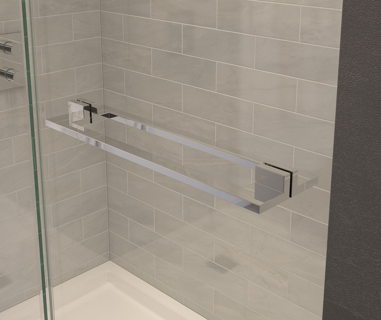 MAAX 139587-810-084-000 Capella 78 56-59 x 78 in. 8 mm Pivot Shower Door for Alcove Installation with GlassShield® glass in Chrome