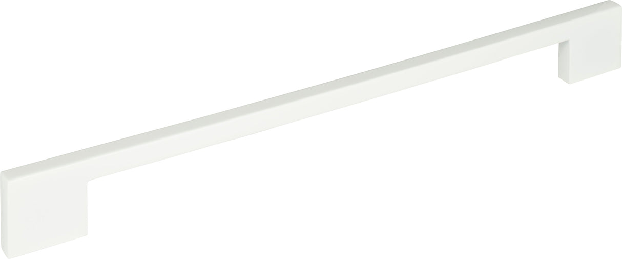 Atlas Homewares Thin Square Pull 11 5/16 Inch (c-c) High White Gloss