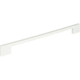 Atlas Homewares Thin Square Pull 11 5/16 Inch (c-c) High White Gloss