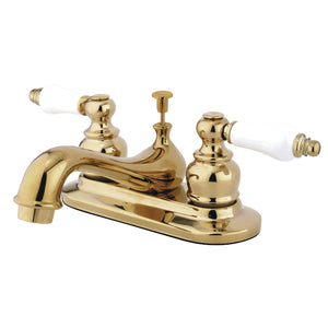 Kingston Brass KB602B 4 in. Centerset Bathroom Faucet, Polished Brass