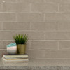 Urbano warm concrete ceramic gray subway tile 4x12 glossy  NURBWARCON4X12 product shot angle view