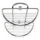 ALFI brand AB9534 Polished Chrome Wall Mounted Double Basket Shower Shelf Bathroom Accessory