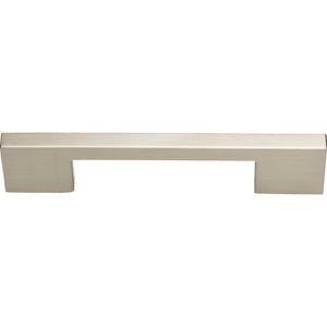 Atlas Homewares Thin Square Pull 5 1/16 Inch (c-c) Brushed Nickel