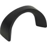 Atlas Homewares Sleek Knob 1 1/4 Inch (c-c) Matte Black