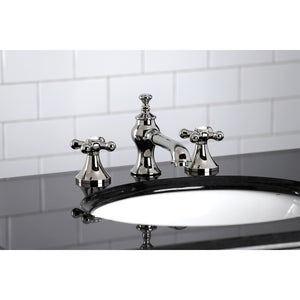 Kingston Brass KC7066AX Vintage 8 in. Widespread Bathroom Faucet, Polished Nickel