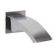 ALFI brand AB3301-BN Brushed Nickel Curved Wallmounted Tub Filler Bathroom Spout