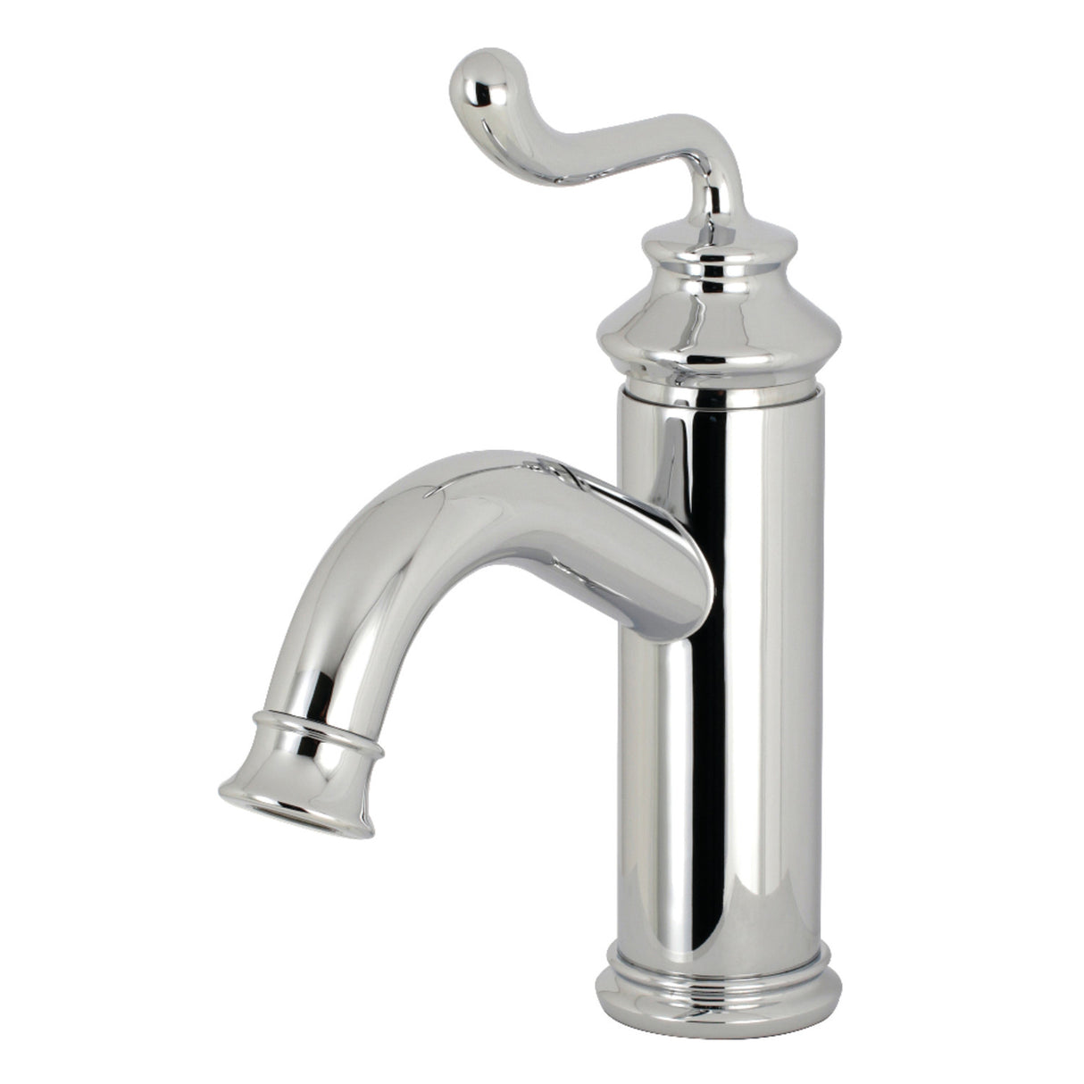 Fauceture LS5411RL Royale Single-Handle Bathroom Faucet with Push Pop-Up, Polished Chrome