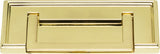 Atlas Homewares Campaign Rope Drop Pull 3 Inch (c-c) Polished Brass