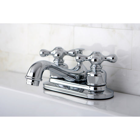 Kingston Brass KB601AX Restoration 4 in. Centerset Bathroom Faucet, Polished Chrome