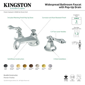 Kingston Brass KS4465AL 8 in. Widespread Bathroom Faucet, Oil Rubbed Bronze