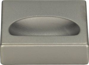 Atlas Homewares Thin Square Knob 1 1/4 Inch Slate